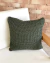 Capa de Almofada Crochê Verde Militar - Toque Decor