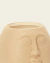 Mini Cachepot com Rosto/ Face Bege em Cerâmica - comprar online