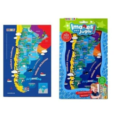 MAPA DE ARGENTINA IMANES PARA JUGAR KREKER