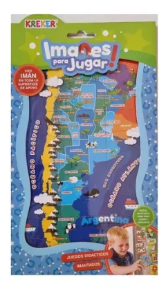MAPA DE ARGENTINA IMANES PARA JUGAR KREKER - comprar online