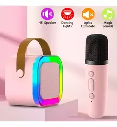 Parlante Bluetooth Luz Portatil Usb + Microfono Karaoke K12 en internet