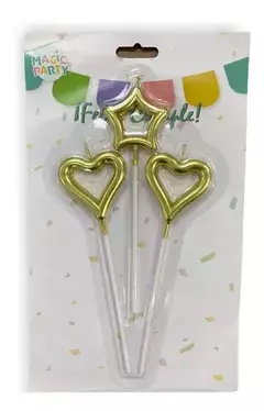 VELA ESTRELLA CORAZÓN X 3 en internet