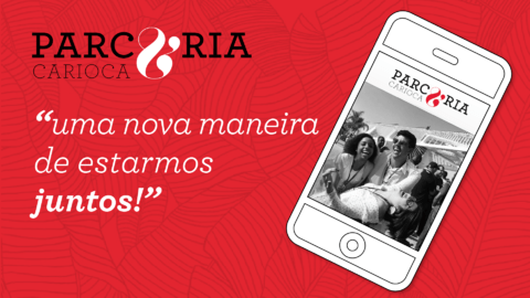 Imagem do banner rotativo Parceria Carioca