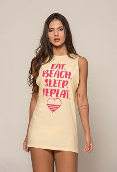 REGATA EAT BEACH SLEEP REPEAT AMARELA