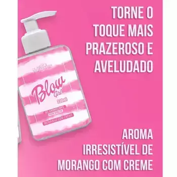 BLOW GIRL-Mix de gel e creme beijável com aroma irresistível de morango com creme. - comprar online