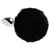 Plug Anal Aço Pompom Coelho - Coisas de Panteras Sexy Shop