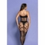 Bodystocking Macacão Arrastão com Strass Preto - comprar online