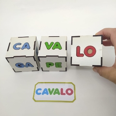 Cubos das Sílabas - Roda de Panos