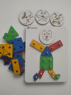Boneco das Emoções - Roda de Panos