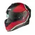 Casco Rebatible MAC 908 Rock Albarn Negro / Rojo / Mate