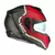 Casco Rebatible MAC 908 Rock Albarn Negro / Rojo / Mate - comprar online