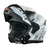 Casco SMK Gullwing Tourleader Negro Mate Gris - MotoJose