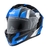 Casco Mac 070 Volt Komak Negro / Azul / Brillo en internet