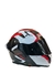 Casco Integral NZI Go Rider Trident Doble Visor Negro Gris Rojo - comprar online