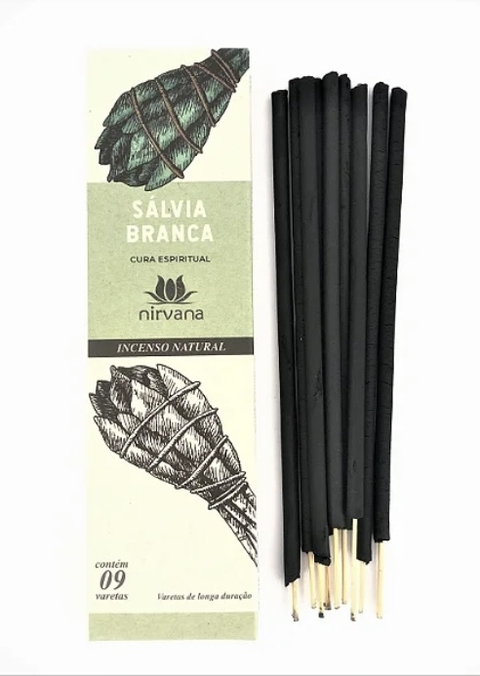 Incenso Sálvia Branca Nirvana