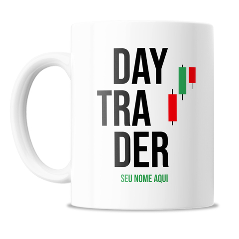 Caneca Day Trader Personalizada com Nome