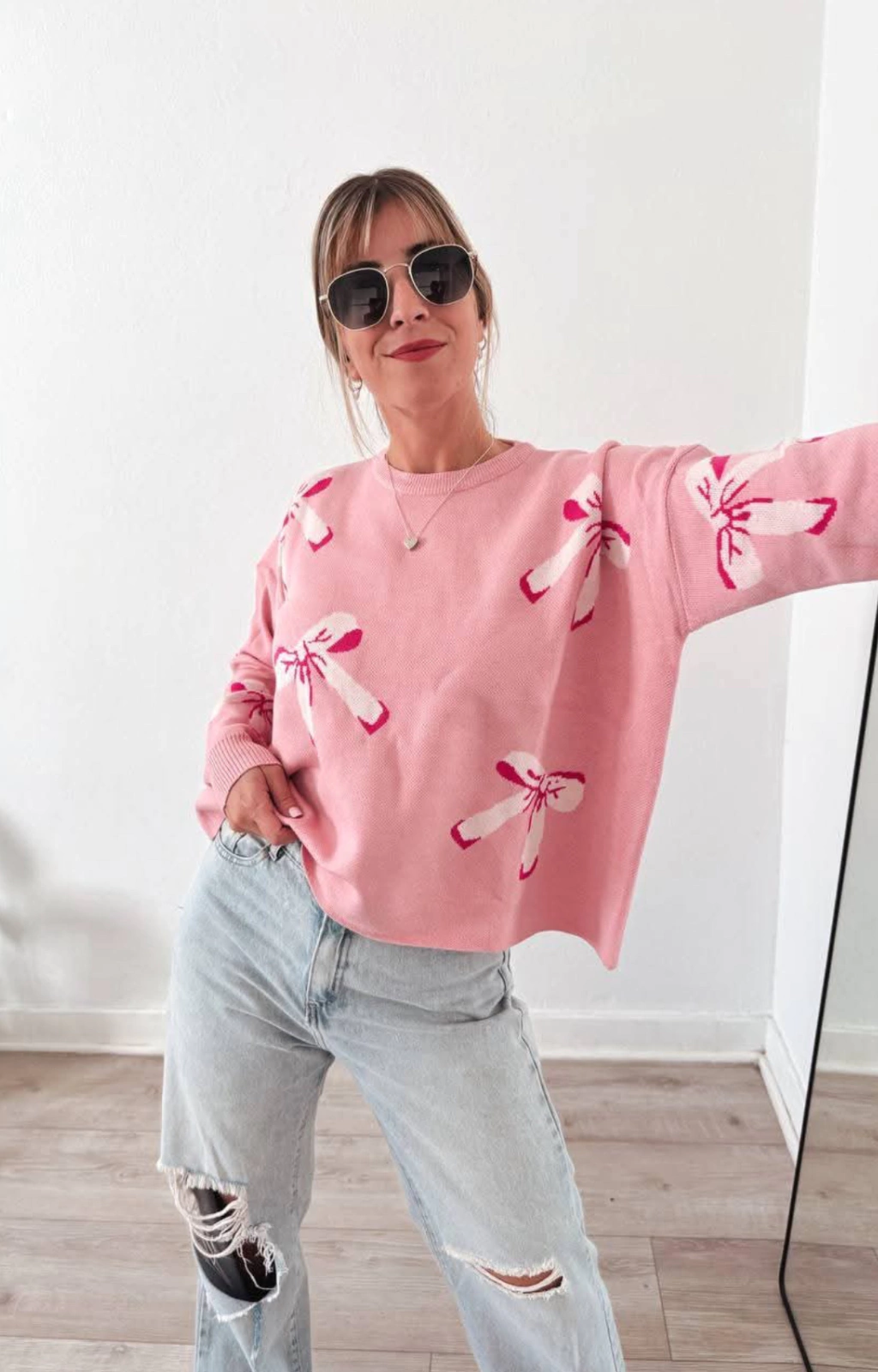 SWEATER MOÑOS PINK