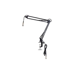 Braço articulado 100cm com cabo XLR para microfone de até 2kg