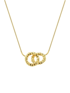 Colar elos entrelaçados banhado a Ouro 18k - comprar online