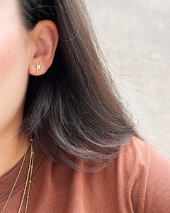 Brinco raio banhado a Ouro 18k - comprar online