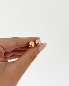 Brinco bola G banhado a Ouro 18k