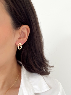 Brinco nó banhado a Ouro 18k - comprar online