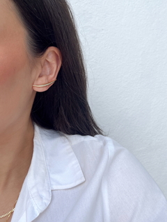Brinco ear cuff fio banhado a Ouro 18k na internet