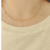 Choker corazones gold, mide 40 cm con extención regulable y tiene un bañoñ de oro super resistente al agua - comprar online