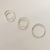 Argollitas cubanas enchapadas en plata 925 - Saloaccesorios