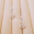 Argollita besito de plata y cubic - comprar online