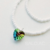 Choker clemente con cora de cristal.