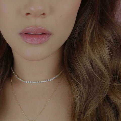 CHOCKER RIVIERA FINA AJUSTÁVEL