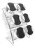 Set X6 Especiero Vidrio Con Soporte