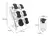 Set X6 Especiero Vidrio Con Soporte - comprar online