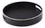 Bandeja Redonda Madera Negra con Asas - comprar online