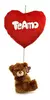 Corazon con Oso Colgante