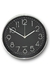Reloj Pared Fondo Negro 25cm - comprar online
