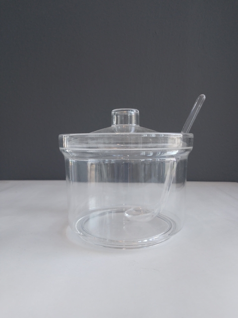 Azucarera Redonda Con Cuchara Plastica - comprar online
