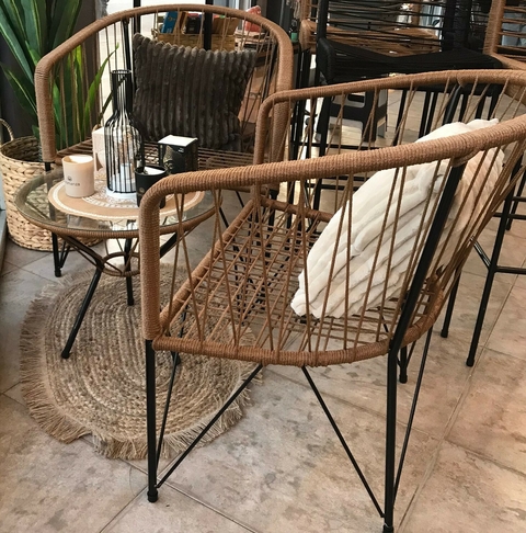 Sillon Gervasoni Beige / Negro Individual - comprar online
