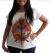CAMISETA MANDALA DE IANSÃ BABYLOOK
