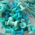 Kit escritório azul turquesa - comprar online