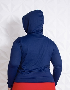 Blusa Manga Longa Azul Marinho - loja online