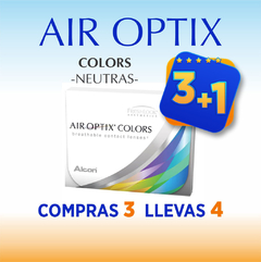 AIR OPTIX COLORS -Neutras- 3+1