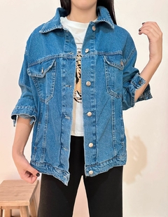 campera de jean oversize