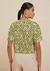 T-Shirt Morena Rosa Decote Redondo Estampada Verde na internet