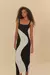 VESTIDO RECORTES PATCH CREPE - loja online