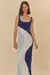 VESTIDO RECORTES PATCH CREPE