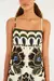 VESTIDO CROPPED FLORAL ARABESQUE - Harmonia Tudo Bem