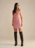VESTIDO LINHO ROSA POPCORN - SOMMER na internet
