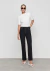 Blusa Canelada Decote Redondo Ajustada - loja online